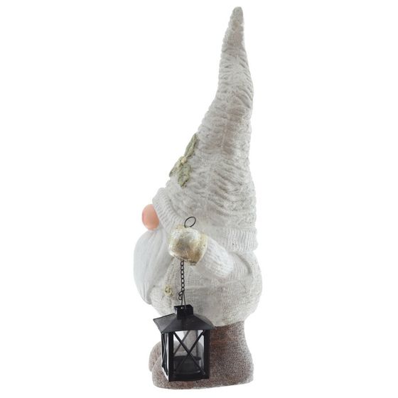 Фигурка декоративная "Гном" (с подсвечником), L27 W17 H51 см, 2в.