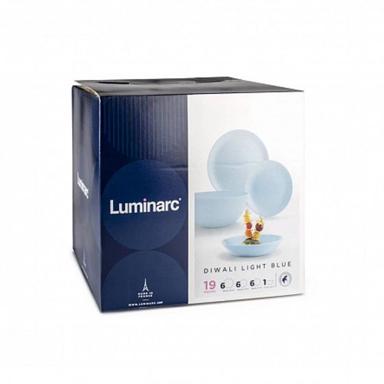 Столовый набор 19 предметов ДИВАЛИ БЛЮ