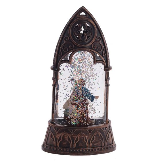 Фигурка декор в стекл шаре &quot;Рождество&quot; (подсвет, AAAх2 н/п) L8 W4 H16 см