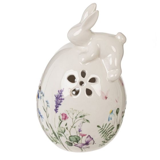 Фигурка декоративная &quot;Заяц на яйце&quot;, L9 W9 H15 см
