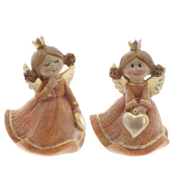 Фигурка декоративная &quot;Ангел&quot;, L5 W4 H7,5 см, 2в.