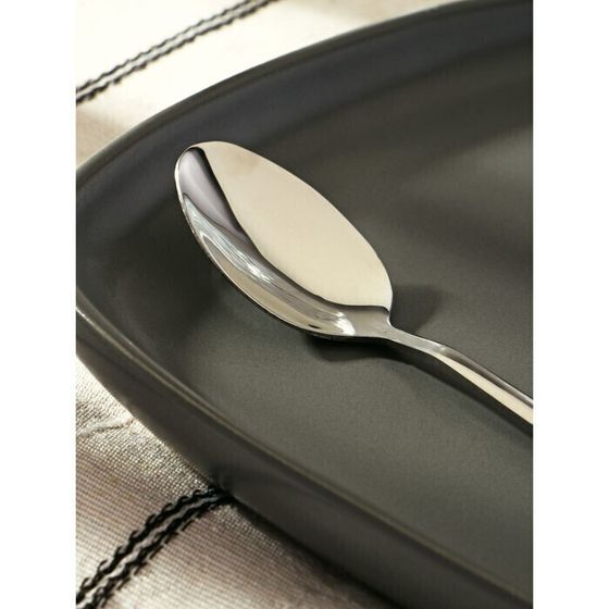 !09 Ложка чайная 2 штуки Magistro «Блинк», 14,5×3, на подвесе, цвет серебряный