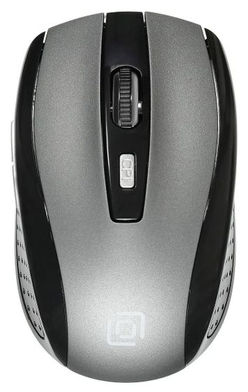 Мышь Oklick 635MB черный/серый оптическая беспров. (1600dpi) BT (489350)
