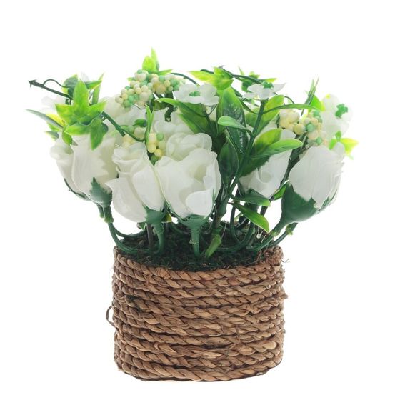 Цветочная композиция, L15 W15 H12 см, 3в.