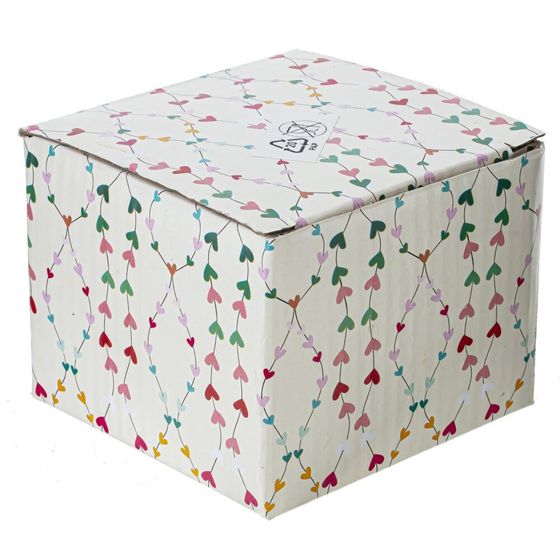 Шкатулка, L8,5 W8,5 H7,5 см