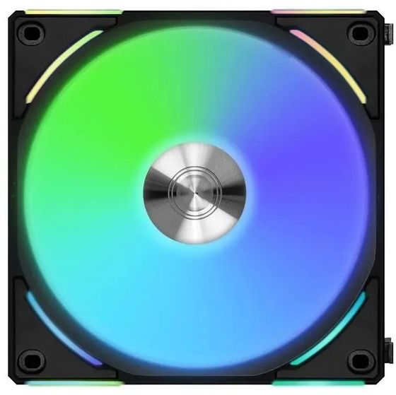Вентилятор Lian-Li Uni Fan ALV2 черный 140x140x28mm LED 250-1600rpm 4pin (G99.14ALV21B.00)