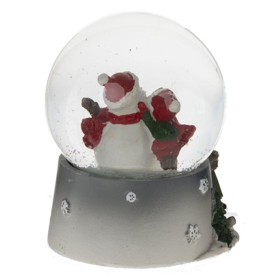 Фигурка декоративная &quot;Снеговик&quot; в стекл шаре, L7 W7 H8,5 см, 2в.