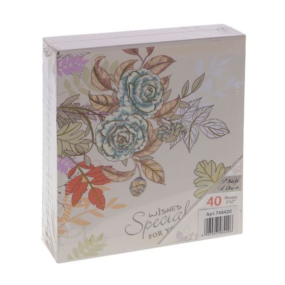 Фотоальбом для 40 фото 13*18, Д18 Ш5 В20 см, 3в.