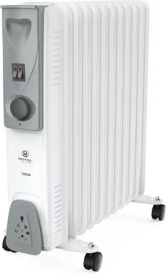 Обогреватель масляный Royal Clima Siena ROR-S11-2500M 2500Вт белый/серый
