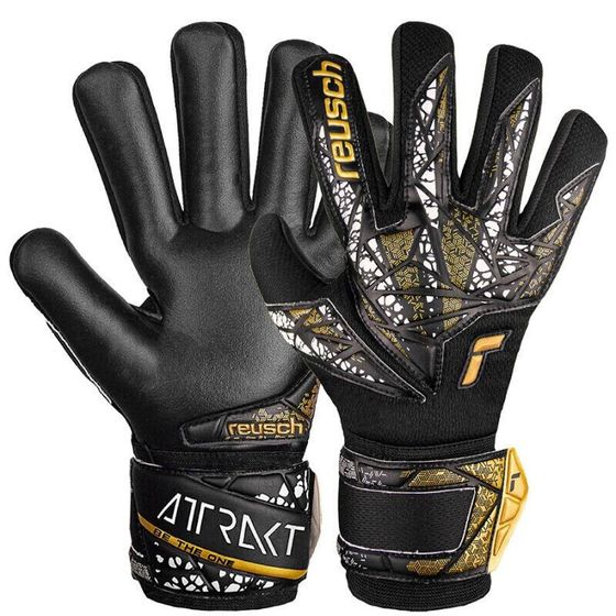 Перчатки Reusch Attrakt Silver NC Finger Support Jr 54 72 250 7740