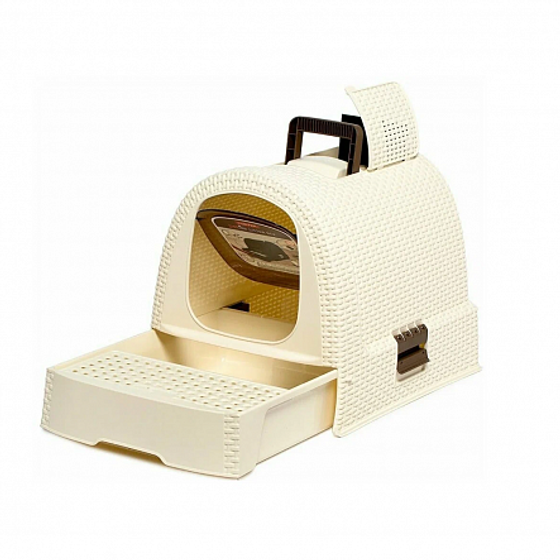 Туалет для кошек PET LIFE белый