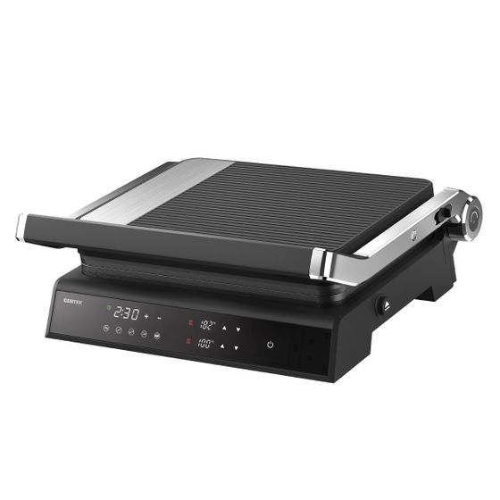 Электрогриль Centek CT-1474 2100Вт черный/серебристый