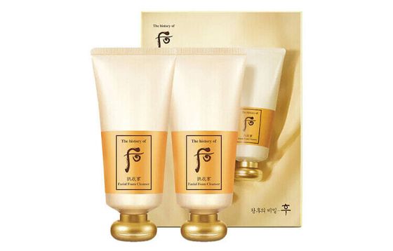 The History Of Whoo Gong Jin Heung Revitalizing Foam Cleanser Skincare Sets Hydrating Oil Control Cleansing 180ml*2