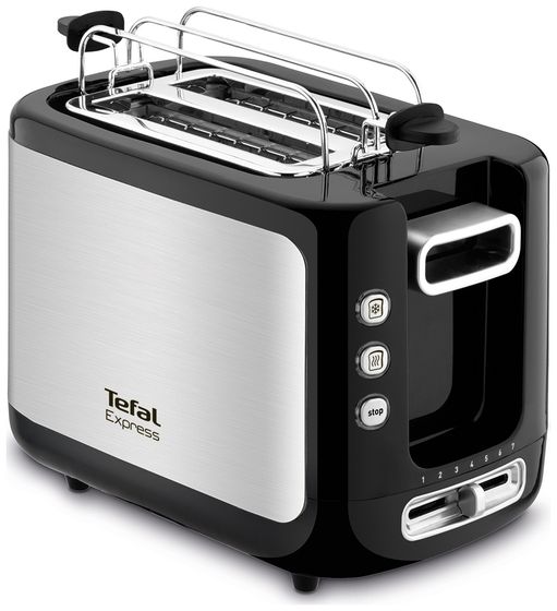 Тостер Tefal TT365031 850Вт серебристый/черный