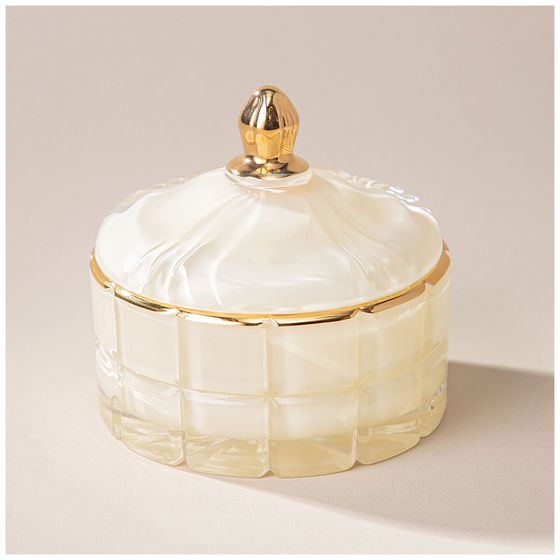 СВЕЧА АРОМАТИЧЕСКАЯ &quot;LOVELY&quot; IVORY 10,5Х10,2Х10 СМ