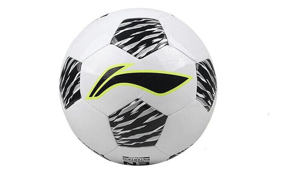 LiNing Size 4 5 Size Soccer TPU Machine Stitched Soccer Ball Unisex Black White