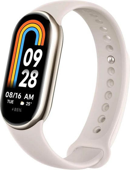 Фитнес-браслет Xiaomi Smart Band 8 M2239B1 1.62&quot; золото белое/бежевый (BHR7166GL)