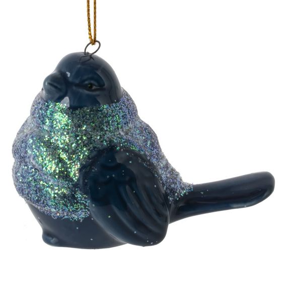 Украшение новогоднее &quot;Птичка&quot;, L8 W4,5 H6 см, 4в.