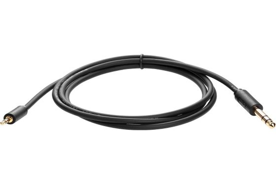 Кабель-адаптер Telecom Jack 6.35 mm(m)-Jack 3.5 mm(m) 1.5м черный (TAV6165-1.5M)