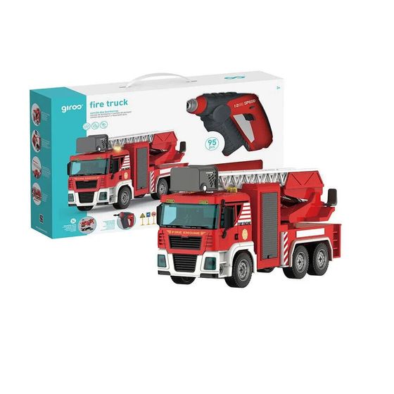 GIROS Diy L&amp;S Fire Truck 95 pieces