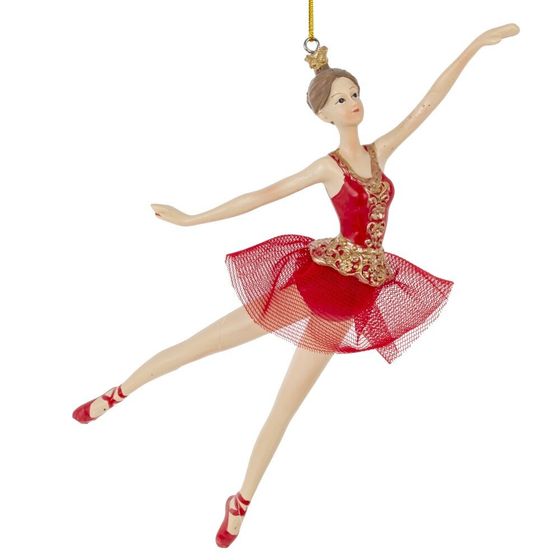 Изделие декоративное подвесное "Балерина", L9 W3,5 H21 см, 3в.
