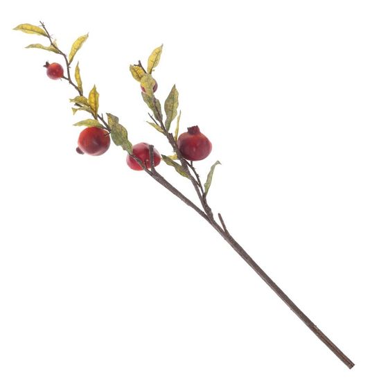 Ветка искусственная &quot;Гранат&quot;, L17 W17 H105 см