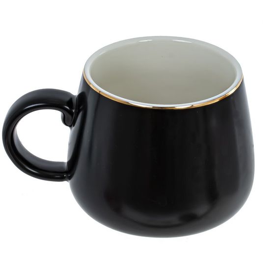 Чашка с блюдцем и ложкой, 190 мл, L12,5 W12,5 H6,5 см, цвет микс