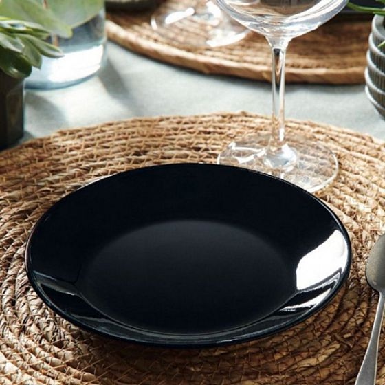 Столовый набор ЛИЛИ ЧЕРНЫЙ 16 предметов