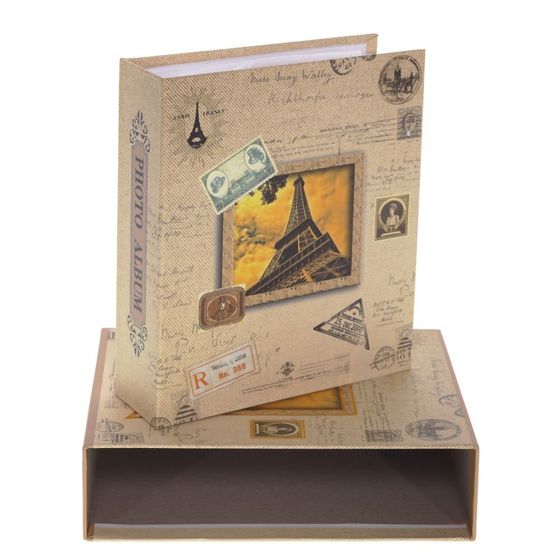 Фотоальбом для 40 фото 10*15, L14 W4,5 H17 см, 4в.