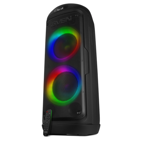 Портативная акустика Sven PS-770 100Вт LED TWS 4400мАч черный (SV-021719)