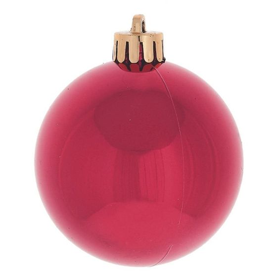 Набор из 12шт, Украшение новогоднее Шар &quot;Менуэт&quot;, D 8 см, L19 W19 H21 см
