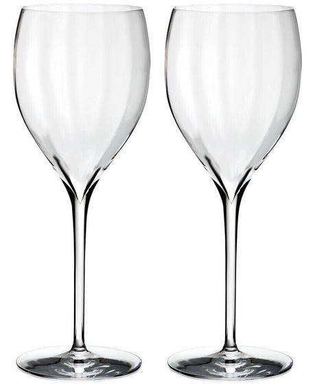 Waterford Optic Wine White 12.5 oz, Set of 2