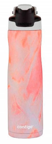 Термос-бутылка Contigo Couture Chill 0.72л. белый/розовый (2127884)