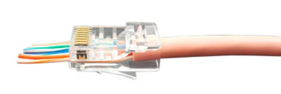 Коннектор Hyperline (PLEZ-8P8C-U-C5-100) UTP кат.5e RJ45 прозрачный (упак.:100шт)