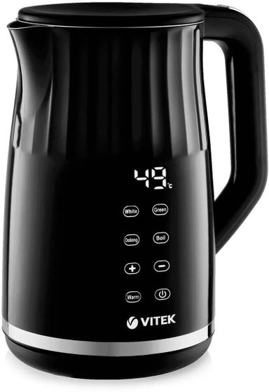 Чайник электрический Vitek Starlight VT-8829 1.7л 2200Вт черный