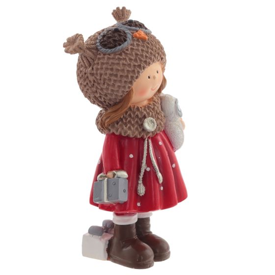 Фигурка декоративная &quot;Девочка&quot;, L6 W4,5 H11 см, 2в.