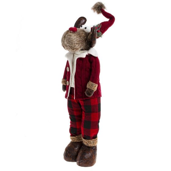 Игрушка набивная &quot;Олень&quot;, L21 W14 H74/46 см