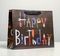 !09 Пакет (набор 2 штуки) крафтовый горизонтальный «Happy birthday», ML 27 × 23 × 11.5 см