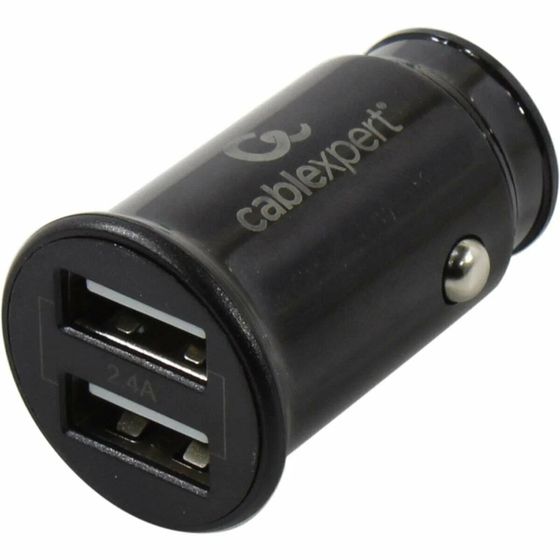 Автомобильное З/У Cablexpert MP3A-UC-CAR21 2.4А USB Type-A черный