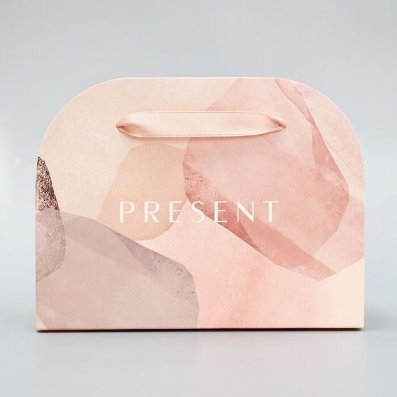 !09 Комплект из 5 переносок для цветов 17×13×7 см.:Переноска складная "Life is so good" 2 штуки + Переноска складная "Present" 3 штуки