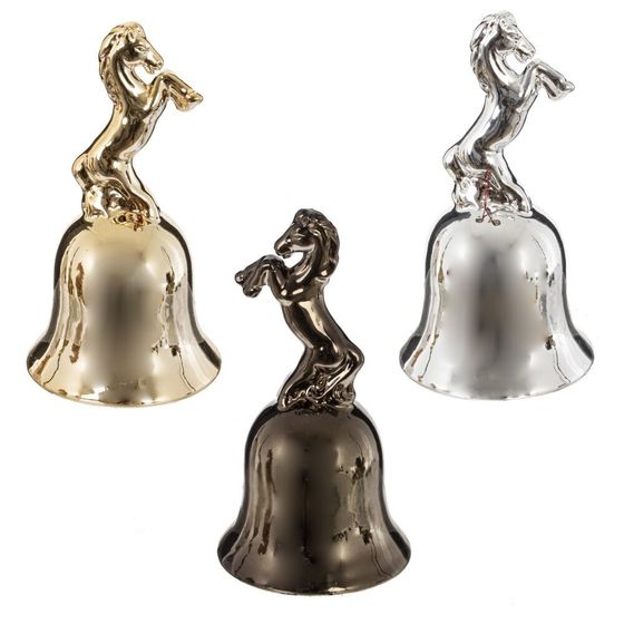 Колокольчик &quot;Лошадь&quot;, L6 W6 H11 см, 3в.