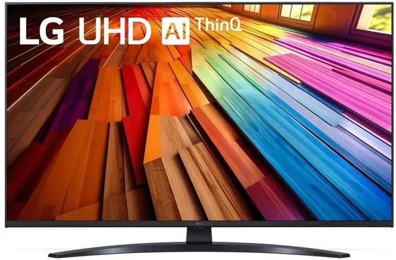 Телевизор LED 43&quot; LG 43UT81006LA.ARUG черный 4K UHD SmartTV безрамочный