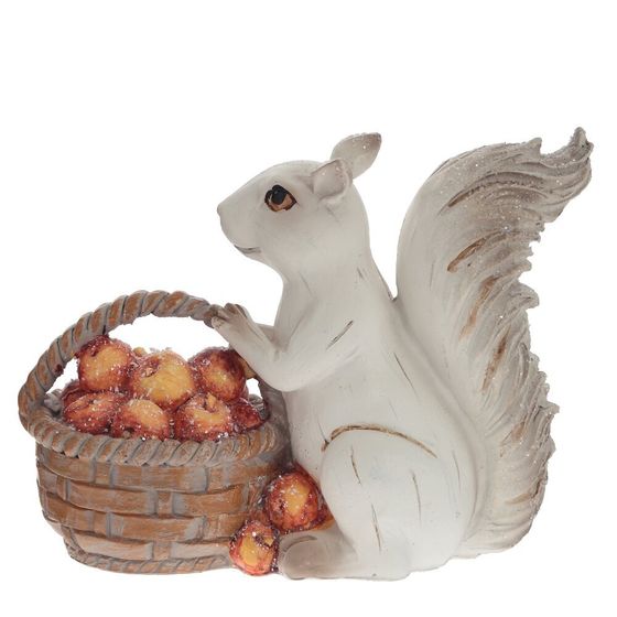 Фигурка декоративная &quot;Белочка&quot;, L15 W6 H12,5 см, 2в.