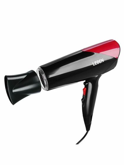 Фен Leben 259-127 2200Вт черный/красный