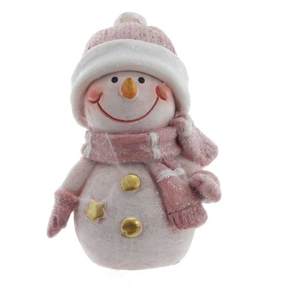 Фигурка декоративная &quot;Снеговик&quot;, L4 W4 H5,5 см, 2в.