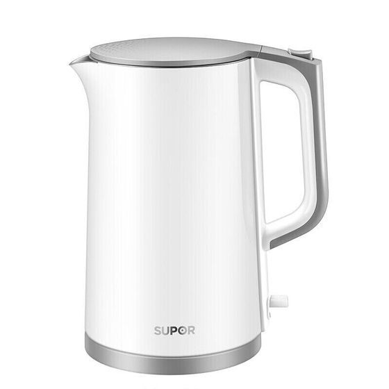 SUPOR SW-17T12C Electric Kettles 1700ml Large Capacity Double-Layer Anti-Scald Seamless Steel Liner