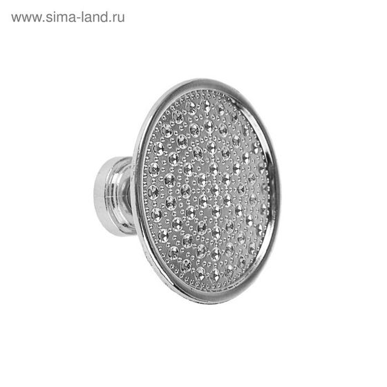 Ручка кнопка ТУНДРА РК015CP, цвет хром, 8 шт TMP