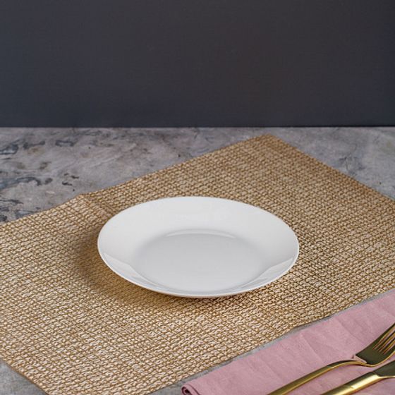 Тарелка десертная ЛИЛИ БЕЛЫЙ 18см