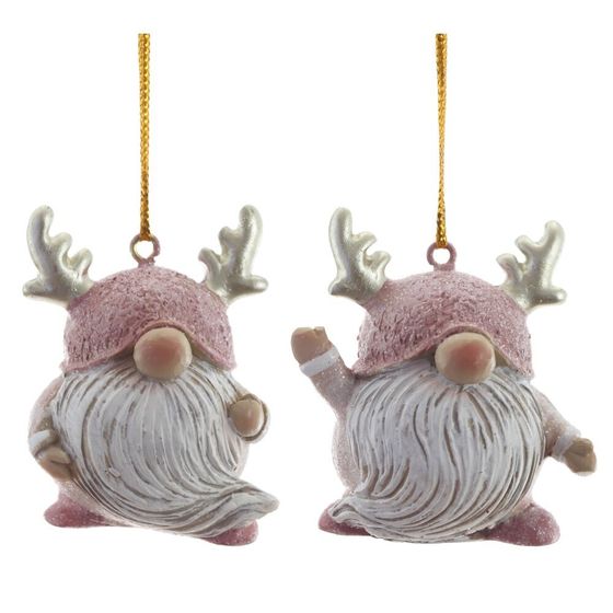 Фигурка декоративная подвесная "Гном",   L4 W3,5 H5 см, 2в.