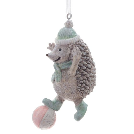 Изделие декоративное подвесное &quot;Ёжик&quot;, L3,5 W4,5 H9,5 см, 2в.